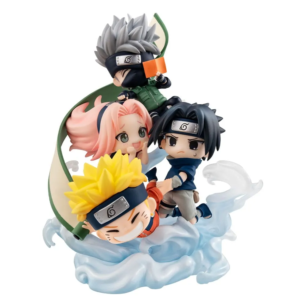 Naruto Shippuden FigUnity PVC Mini Statue Gather here  Team 7 13 cm (with gift)
